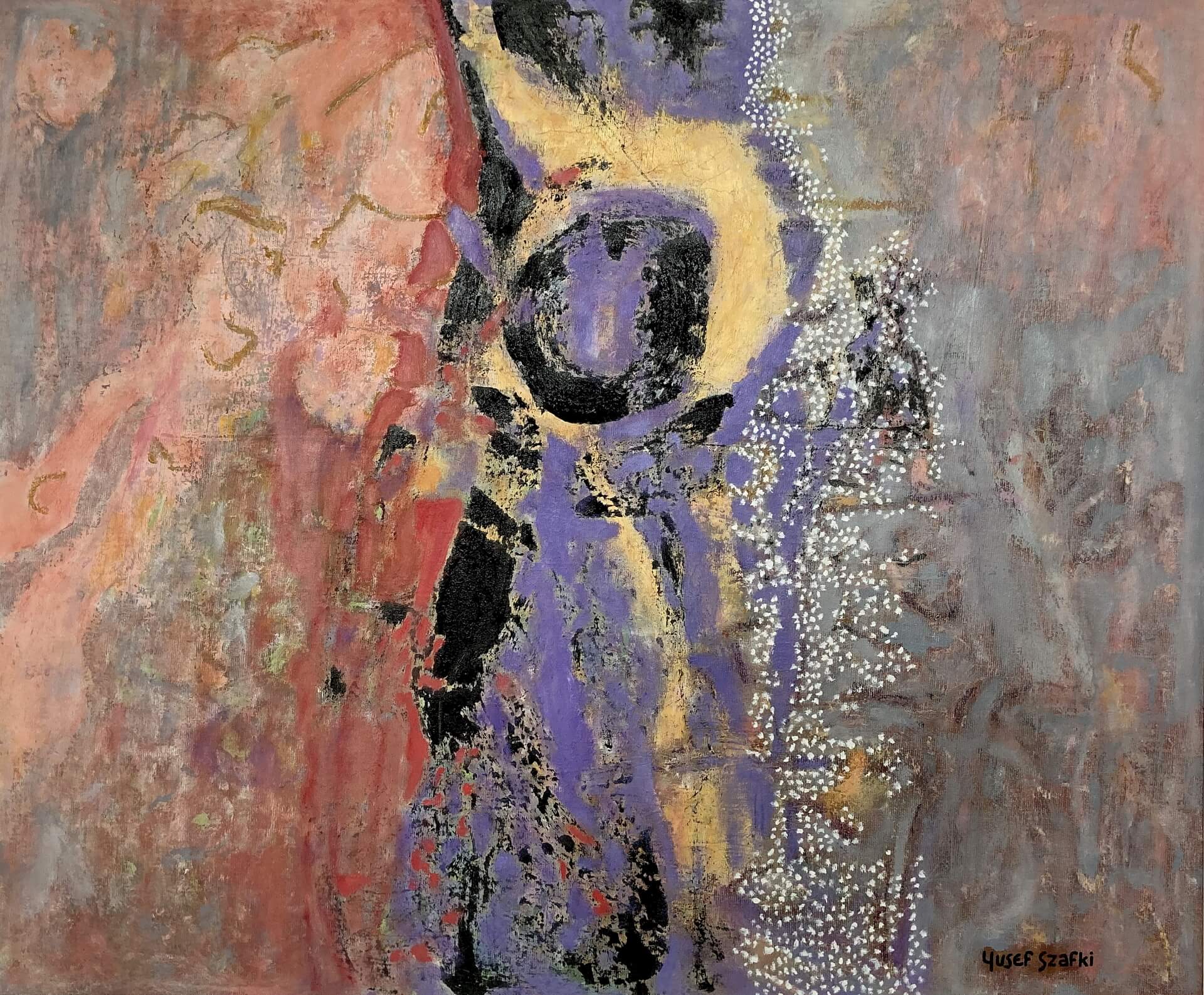 (06) Untitled by Yusef Szafti (2019) Oil on canvas board 73x83cm (06) Untitled by Yusef Szafti (2019) Oil on canvas board 73x83cm