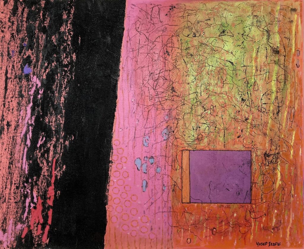 (08) Untitled by Josef Szafti (2016) - Oil and acrylic on canvas bard - 73x83cm
